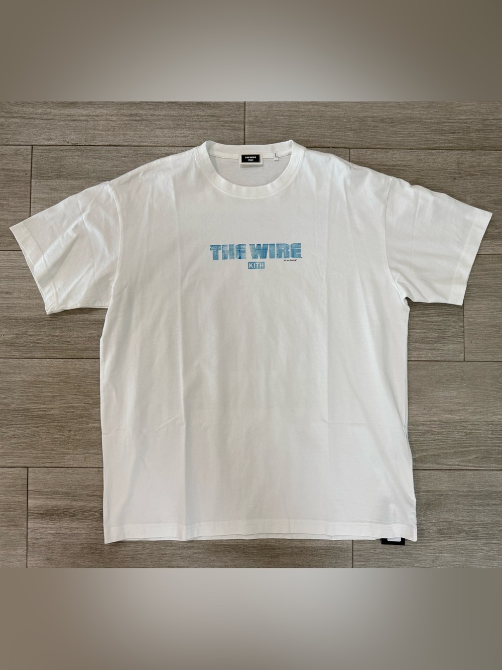 Men's KITH for The Wire The Pitt khm030497-101 Tee White Size L Large Brand New